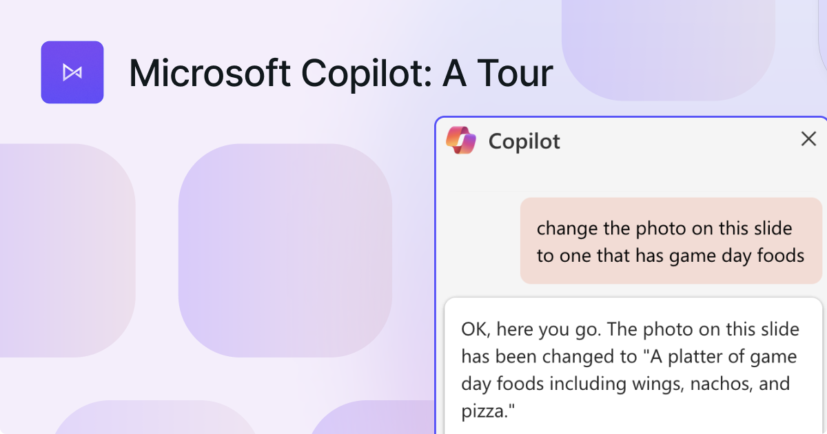 Microsoft Copilot: A Tour